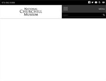 Tablet Screenshot of nationalchurchillmuseum.org